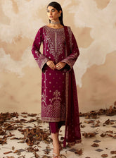 Shehrnaaz By Gulaal Embroidered Raw Silk 3 Piece Unstitched Suit GL24SR GL-SD-24-01 RAMAIL